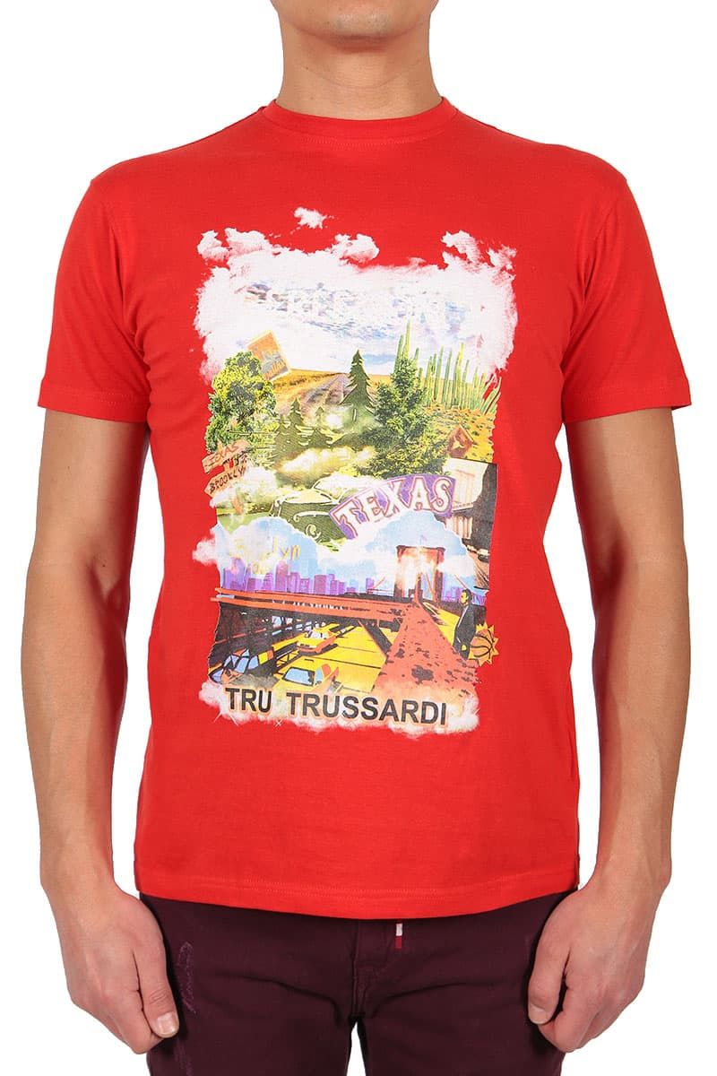 

Футболка Trussardi J  Красный (32T34 35, Футболка Trussardi J M Красный (32T34 35-M)
