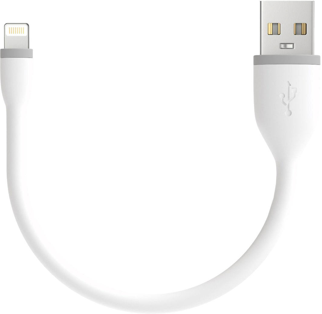 

Кабель Satechi Flexible Charging Lightning Cable 0.15 м White (ST-FCL6W)