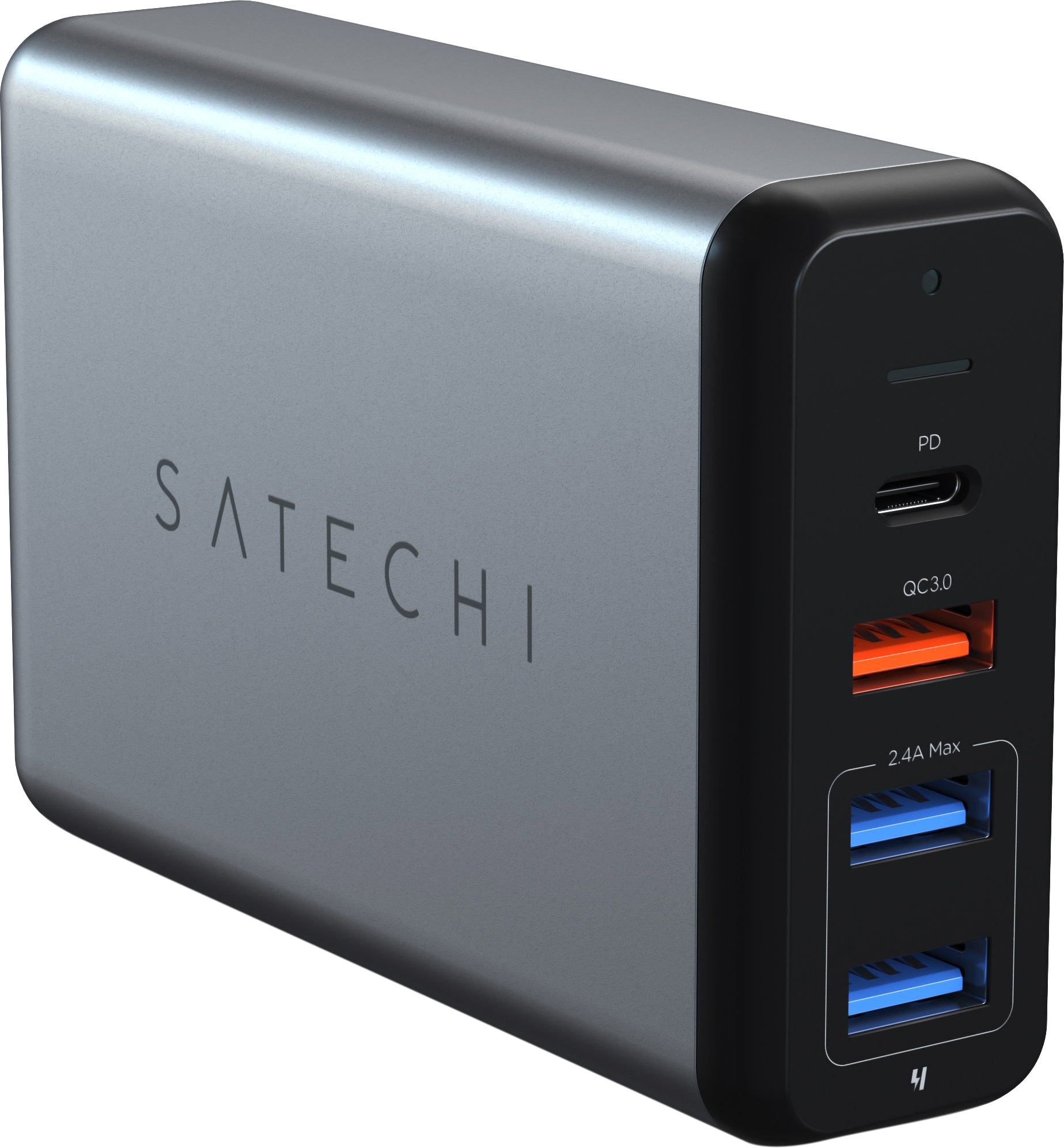 

Зарядное устройство Satechi USB-C 75W Travel Charger Space Gray (ST-MCTCAM)