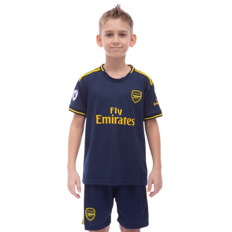 

Форма футбольная детская PlayGame Arsenal резервная 2020 20-28/6-14 лет, код: CO-0984