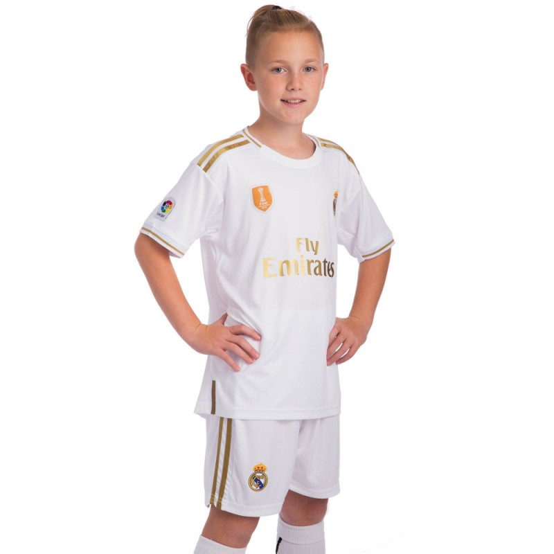 

Форма футбольная детская PlayGame Real Madrid домашняя 2020 20-28/6-14 лет, код: CO-0953