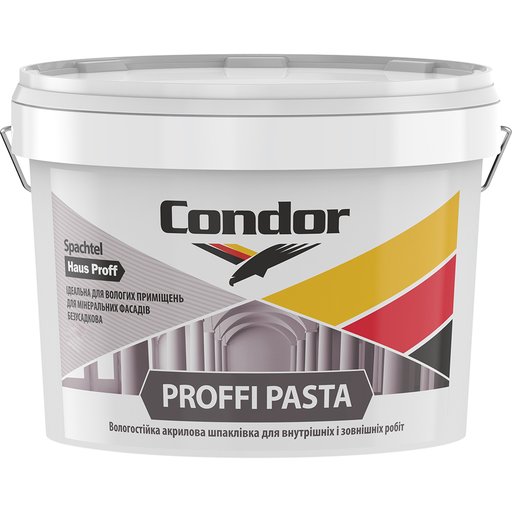 

Шпаклевка акриловая Condor HausProff Pasta 4 кг (11819003)
