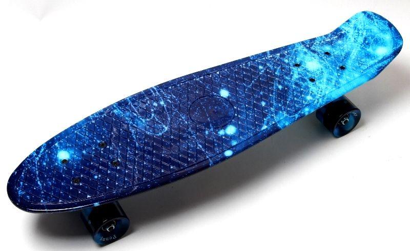 

Скейтборд, Penny Board Nickel 27" "Spice" Светящиеся колеса