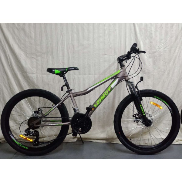 

Велосипед Azimut Forest 24" 12,5" Grey / Green Original