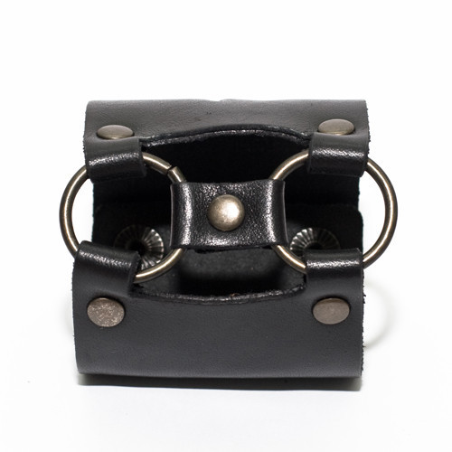 

Браслет из натуральной кожи унисекс Scappa 17х6 см Черный