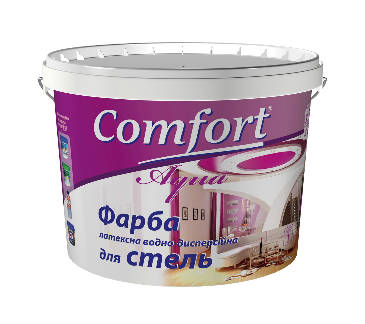 

Краска Comfort интерьерная для потолков Comfort 12.6 кг Белый (5545)