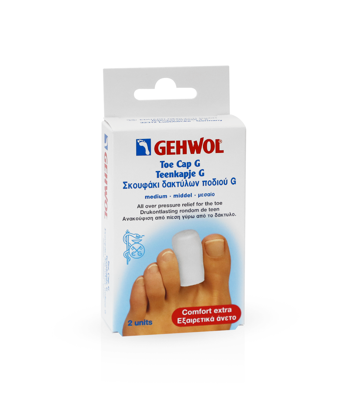 

Гель-колпачок G на палец Gehwol Zehenkappe G, средний (1*26902)