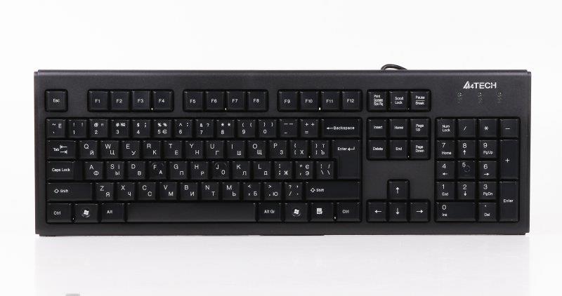 

Комплект клавиатура + мышь A4Tech KR-8572 Black USB