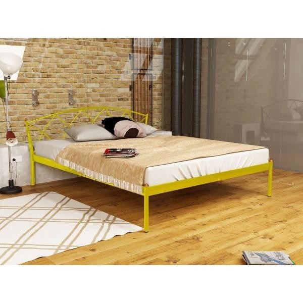 

Кровать Jasmine Elegance-1 Метакам односпальная 90х200 см. Желтый