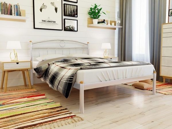 

Кровать Inga Метакам 140х200 см. Белый
