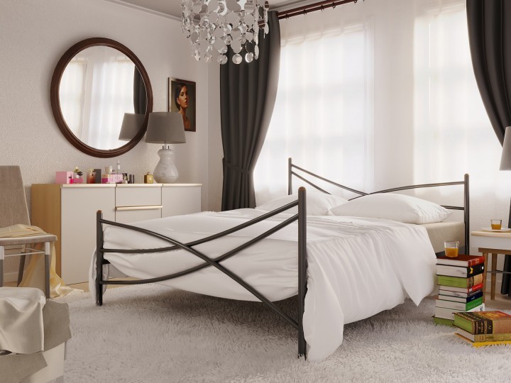 

Кровать Liana-2 Prestige Метакам 180х190 см. Черный