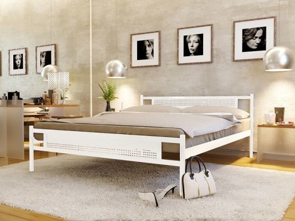 

Кровать Fly New-2 Метакам 140х190 см. Белый