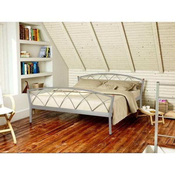 

Кровать Jasmine-2 Метакам 120х200 см. Алюминий
