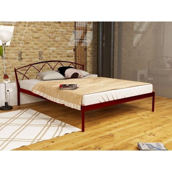 

Кровать Jasmine Elegance-1 Метакам 160х190 см. Красный лак