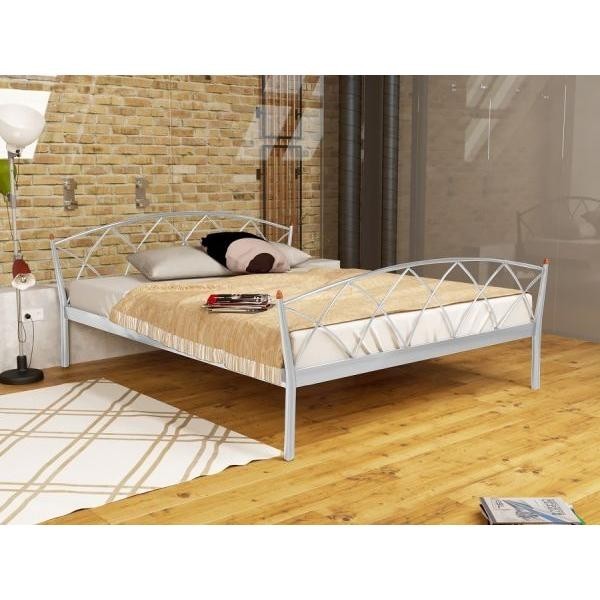 

Кровать Jasmine Elegance-2 Метакам односпальная 90х190 см. Алюминий