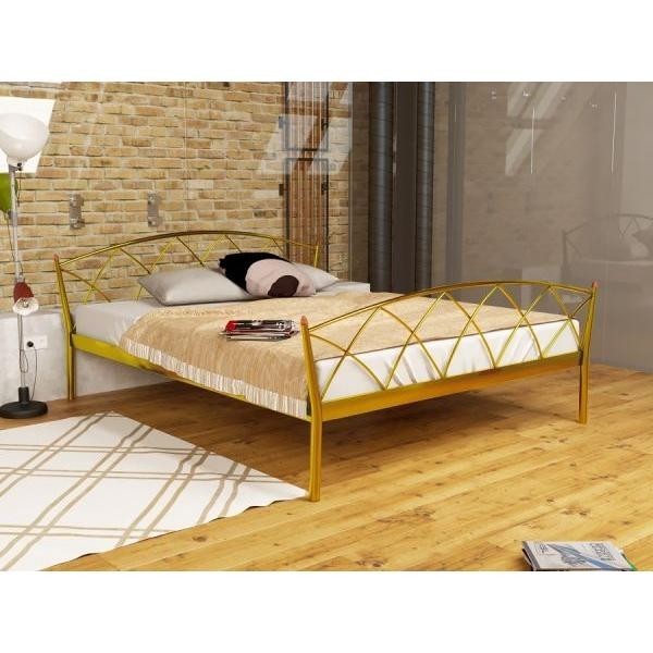

Кровать Jasmine Elegance-2 Метакам 140х190 см. Золото