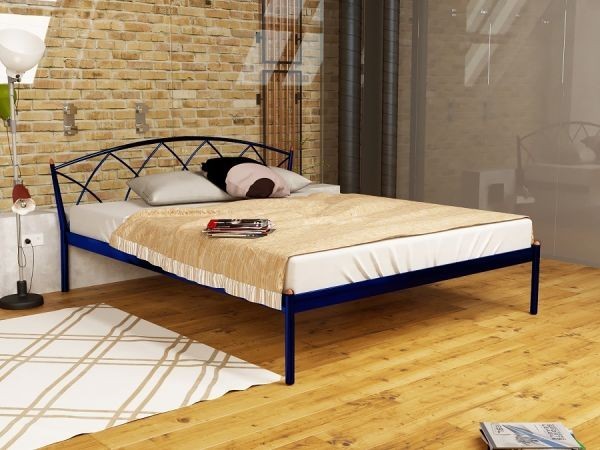 

Кровать Jasmine Elegance-1 Метакам 160х200 см. Синий