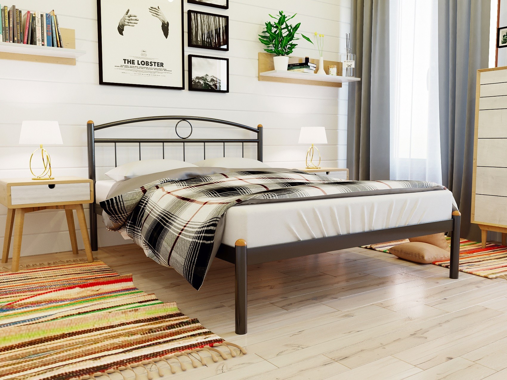 

Кровать Inga Метакам 120х200 см. Коричневый