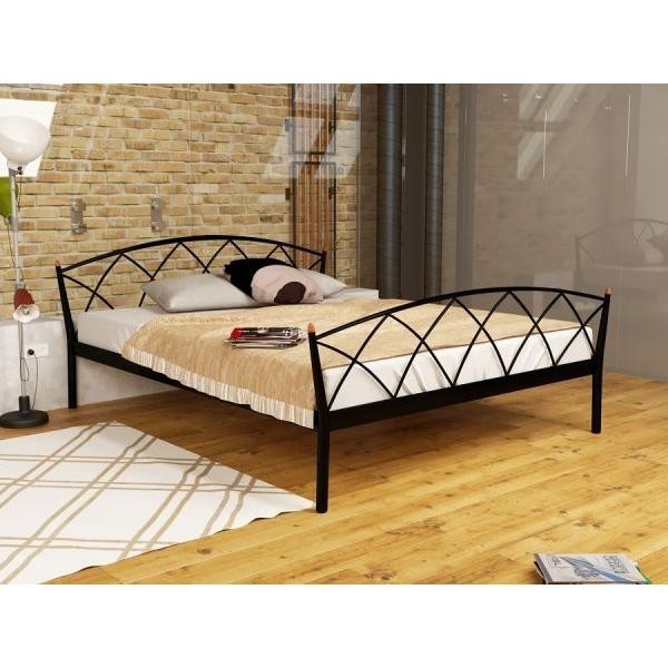 

Кровать Jasmine Elegance-2 Метакам односпальная 90х200 см. Черный