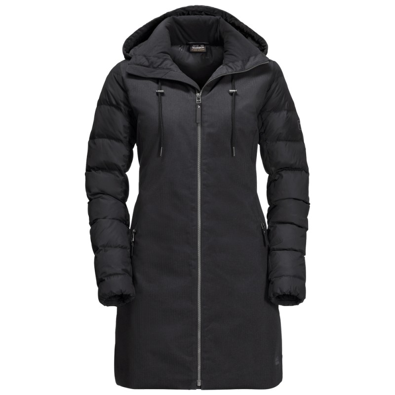 

Пуховое полупальто TEMPLE HILL COAT Jack Wolfskin 1204111-6000 XS Черный
