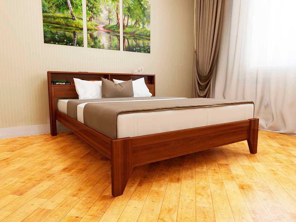 

Кровать Эврика ПВМ-Альянс Белый Ольха массив 120x200 см 0156-0369