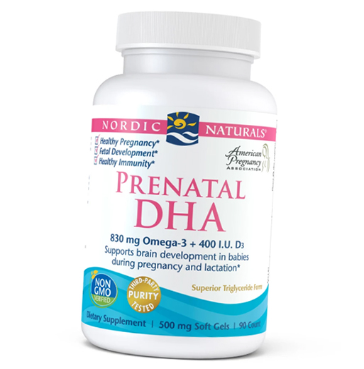 

Prenatal DHA Nordic Naturals 90гелкапс (67352018)