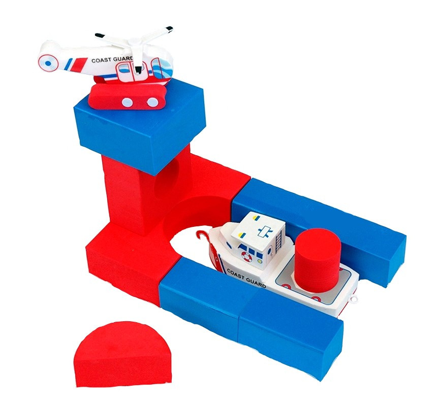 

Плавающие блоки для ванной Just Think Toys Лодка и вертолет (22091)