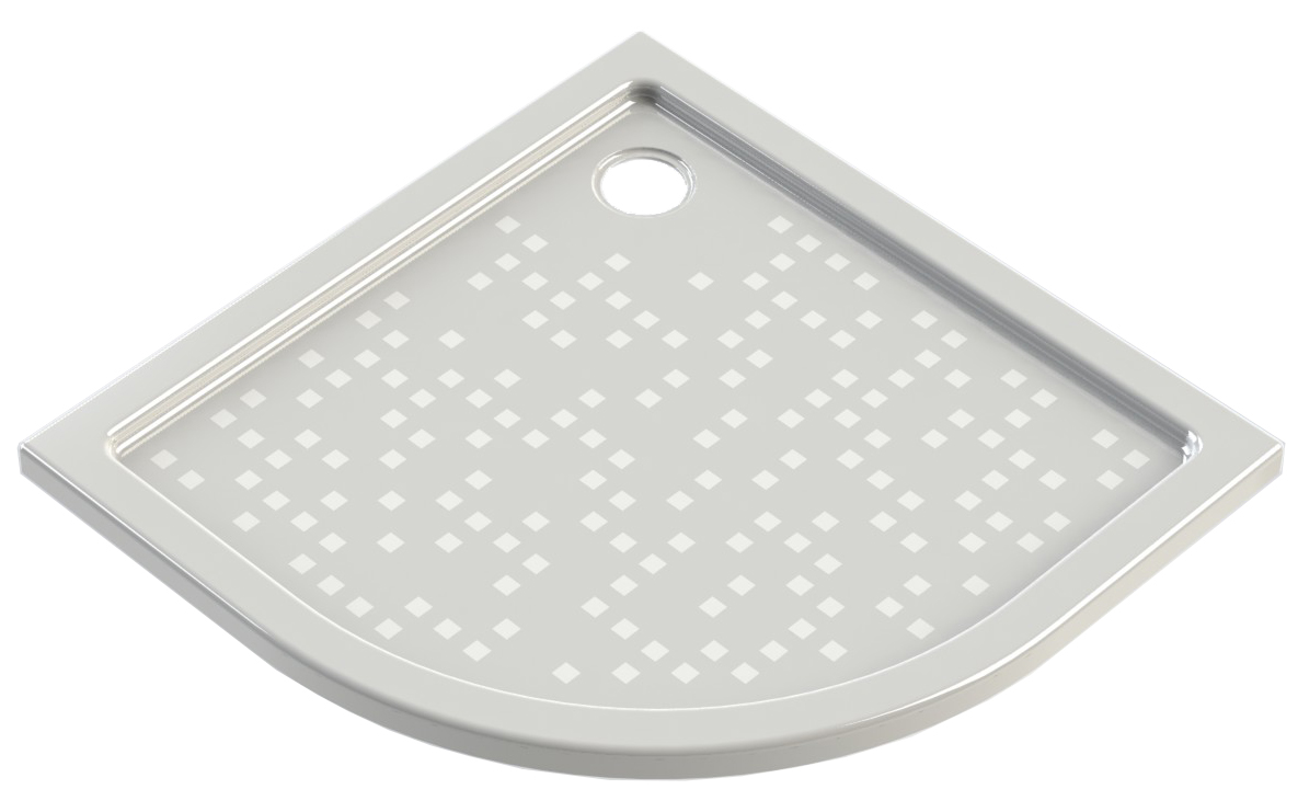

Душевой поддон Snail «Жасмин» 90х90см R50 полукруглый 136T333 арктик (68853)