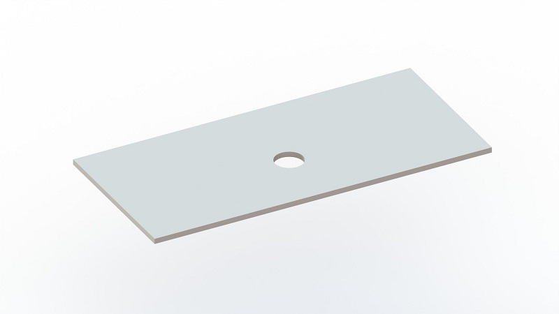 

Столешница под умывальники Snail «Артемида»150х55см С 127А100МС белая матовая (69157)