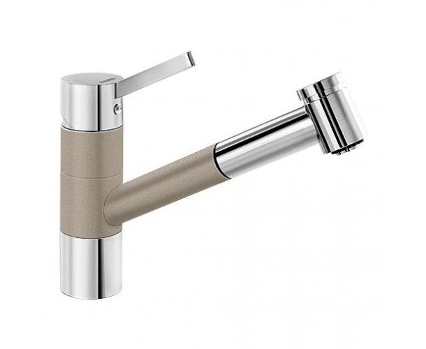 

Смеситель для кухни BLANCO TIVO-S SILGRANIT хром/серый беж (517619)