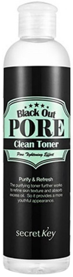 Акція на Тонер Secret Key Black Out Pore Clean Toner с древесным углем 250 мл (8809305994524) від Rozetka UA