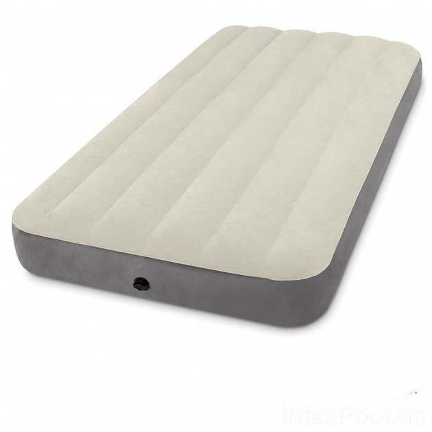 

Односпальный надувной матрас Intex 64101 Deluxe Single-High Airbed 99 x 191 x 25 см Бежевый