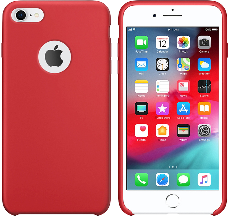 

Панель Intaleo Velvet для Apple iPhone 8 Red