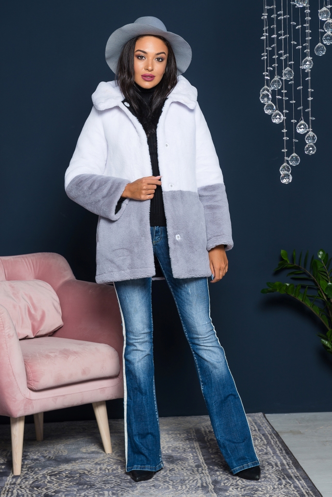 

Шуба Grand Furs из эко меха 2-031 Бело-серый 2-031-white-gray, Шуба Grand Furs из эко меха 2-031 Бело-серый 2-031-white-gray-46