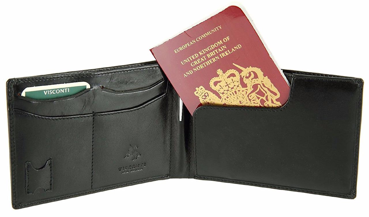 

Кошелек для путешествий (тревелер) c RFID Visconti MZ9 Jet