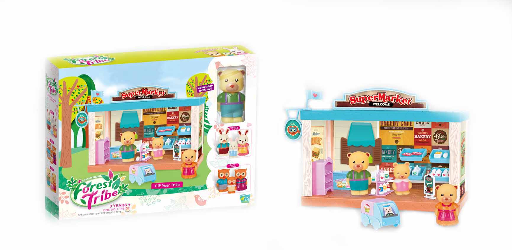 

Набор игрушечная комната с животными Forest Tribe (60232)