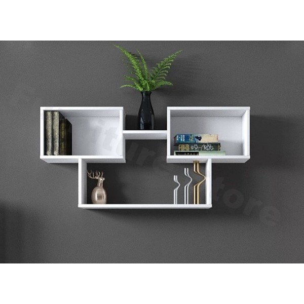 

Полка настенная MebelLoft белый 1913