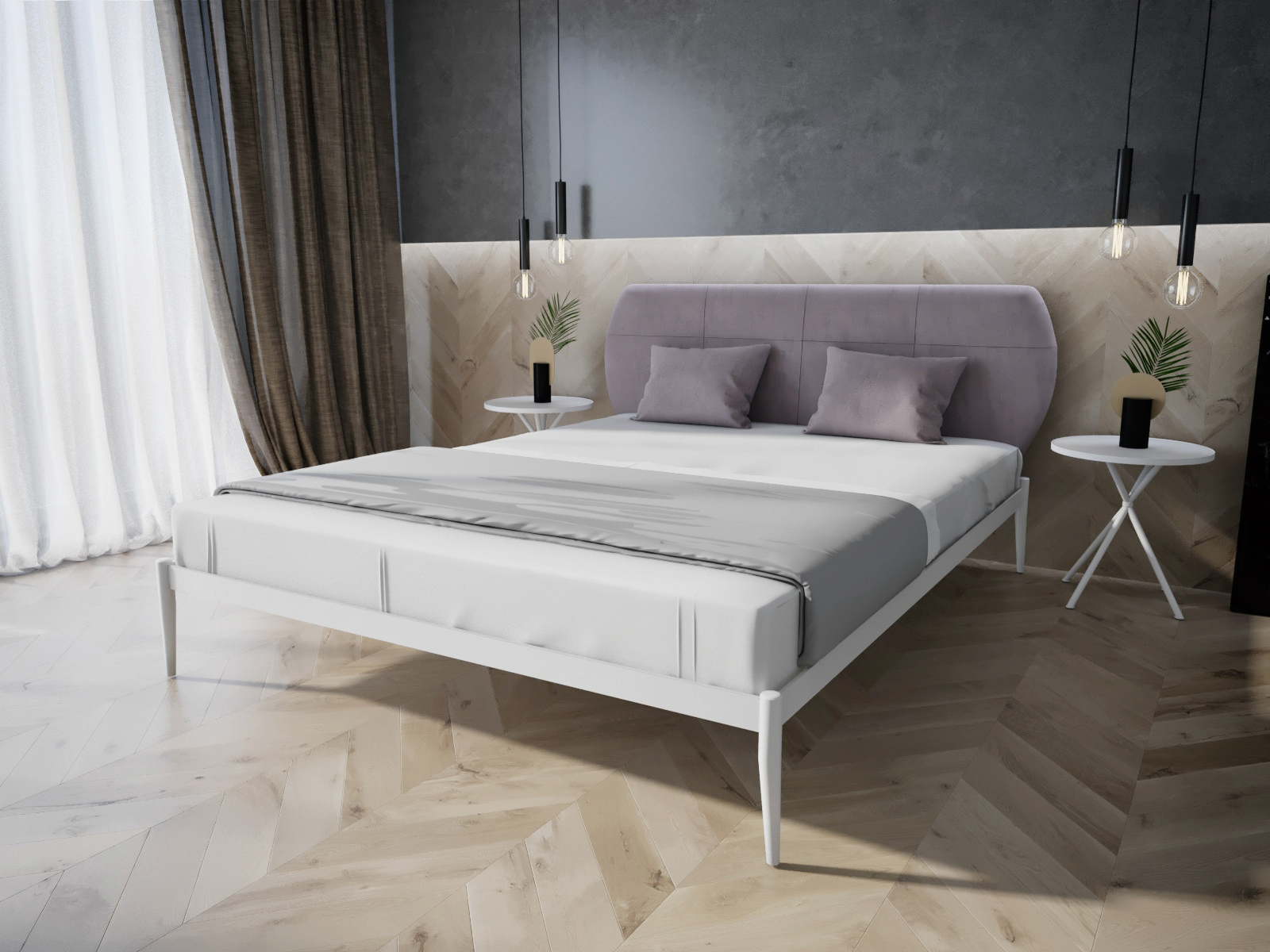 

Кровать MebelLoft Бьянка 02 полуторная 120 x 200 см 1207