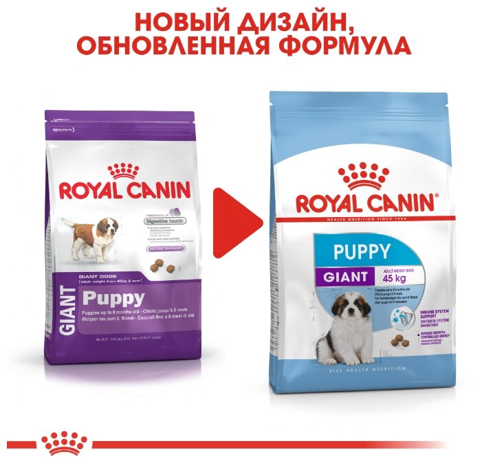 

Корм для щенков гигантских пород Royal Canin Giant Puppy 3,5 кг (3030035)