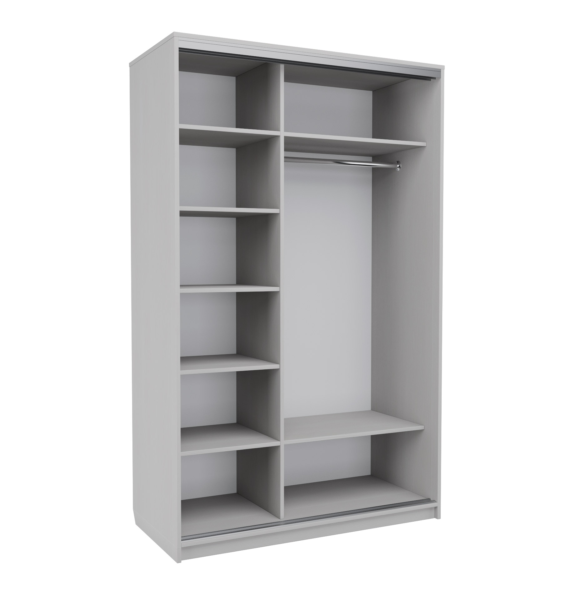 

Шкаф - купе MebelLoft Зеркало 1250 х 600 х 2100 двухдверный 1819