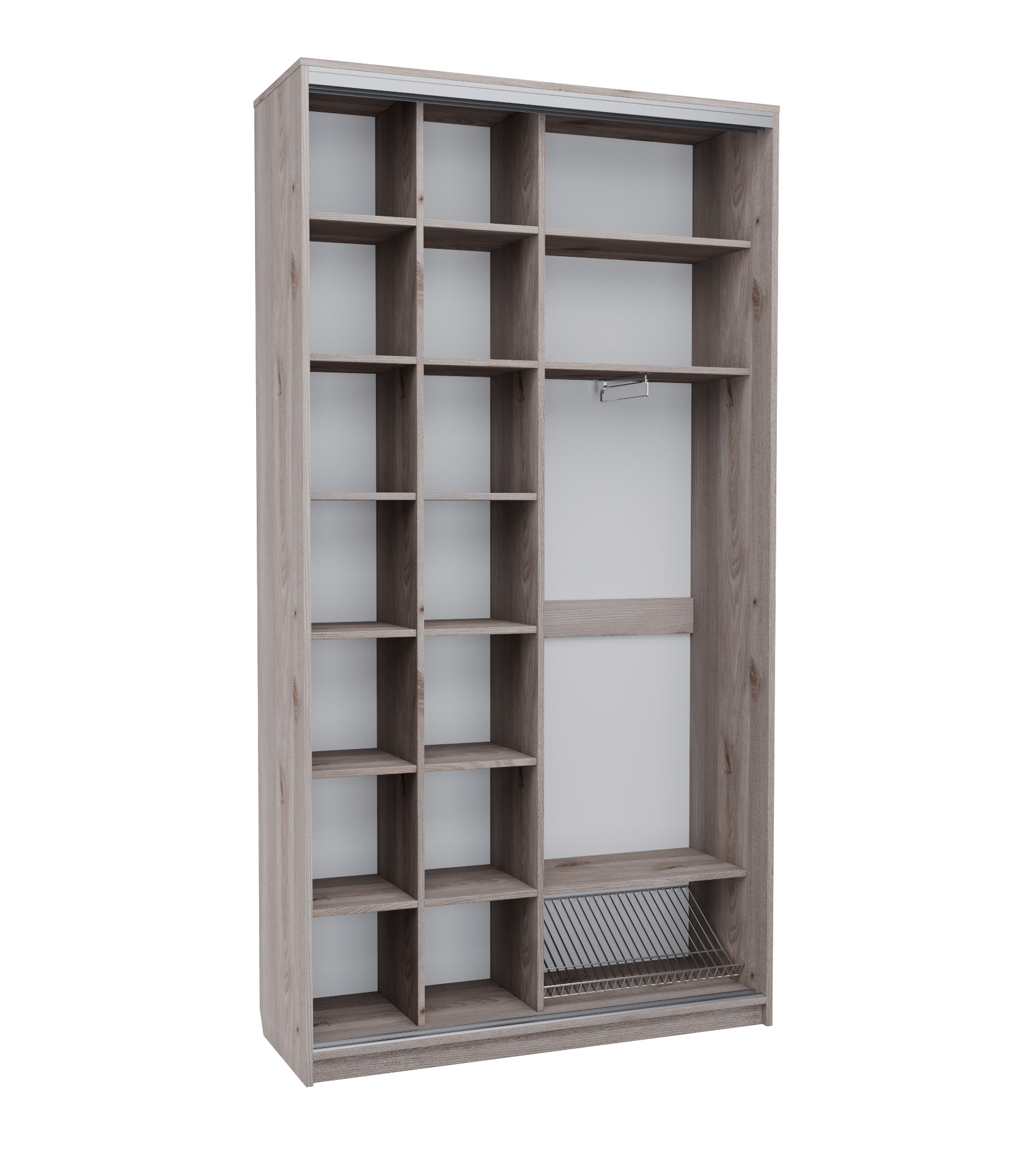 

Шкаф - купе MebelLoft Пескоструй 1200 х 450 х 2400 двухдверный 1828