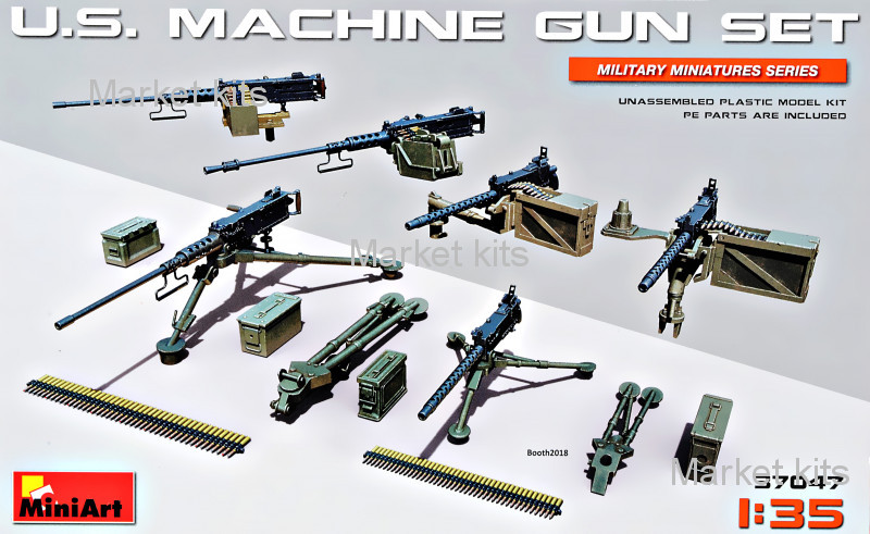 

Набор американских пулеметов 1:35 MINIART (MA37047)