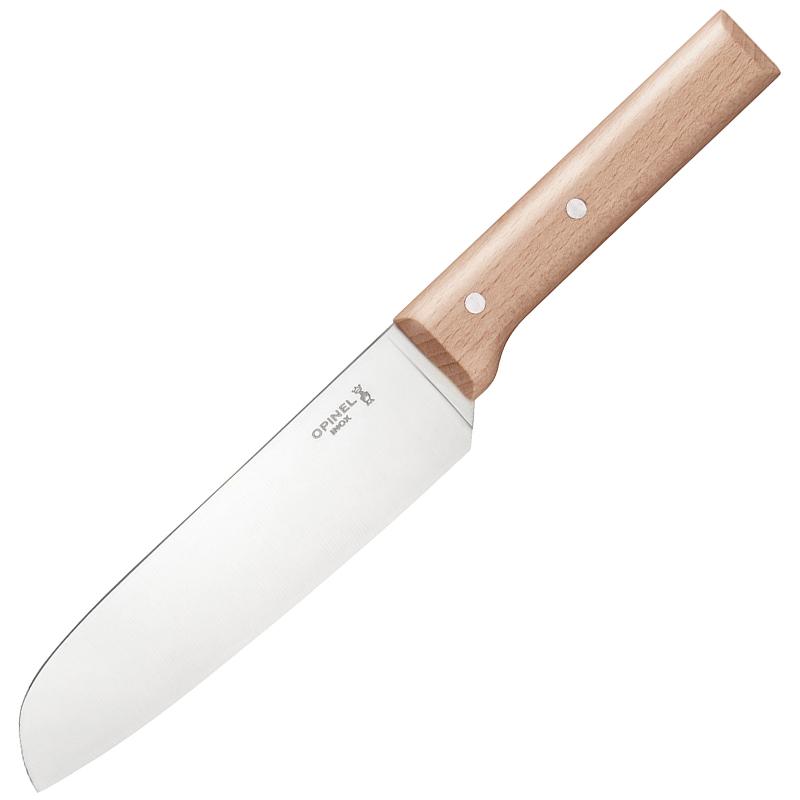 

Нож бытовой кухонный Opinel Santoku Knife №119 (длина: 305мм лезвие: 170мм) бук