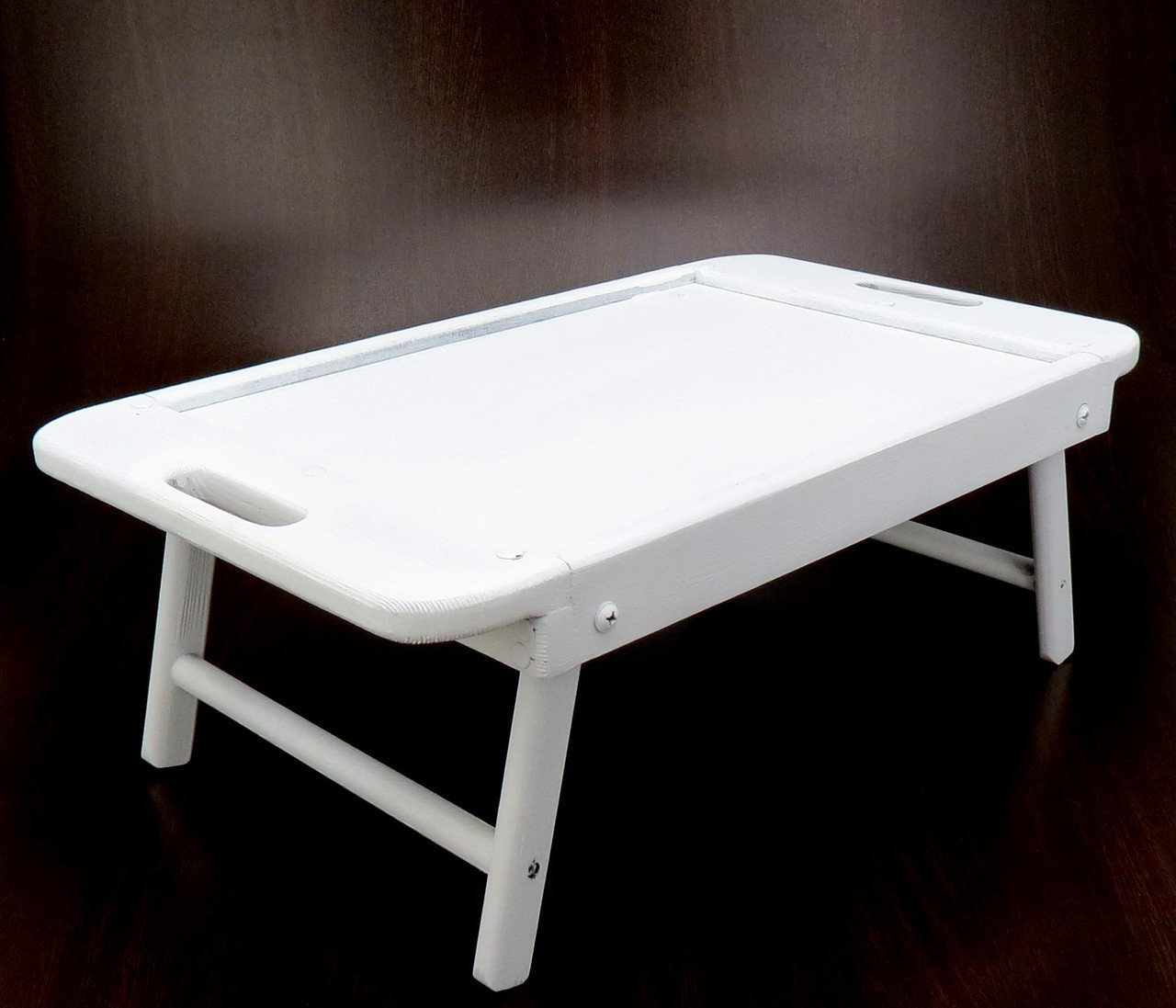 

Прикроватный столик-поднос для завтрака WL Пенсильвания 003120 на ножках, 50х35 см, зефир (Ch/СТП-003120)