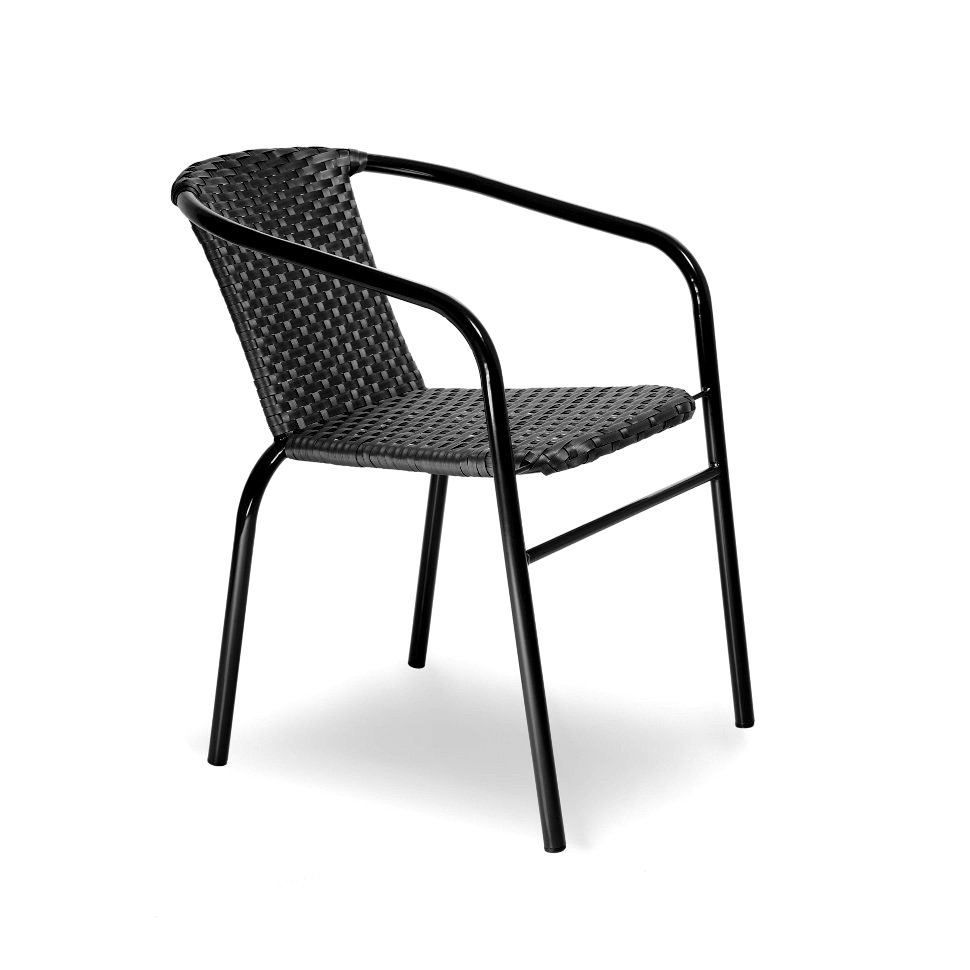 

Стул PRADEX Джаз 500х600х715 из ротанга искусственного Черный (jazz-001В)