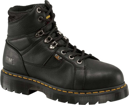 

Мужские ботинки Dr. Martens Work Ironbridge Tec-Tuff Safety Toe 8 Tie Boot Black Industrial Grizzly Leather (Internal MG/ST) 45