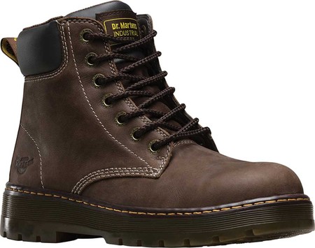 

Мужские ботинки Dr. Martens Work Winch 7 Eye Soft Toe Boot Dark Brown Wyoming Oiled Leather 42