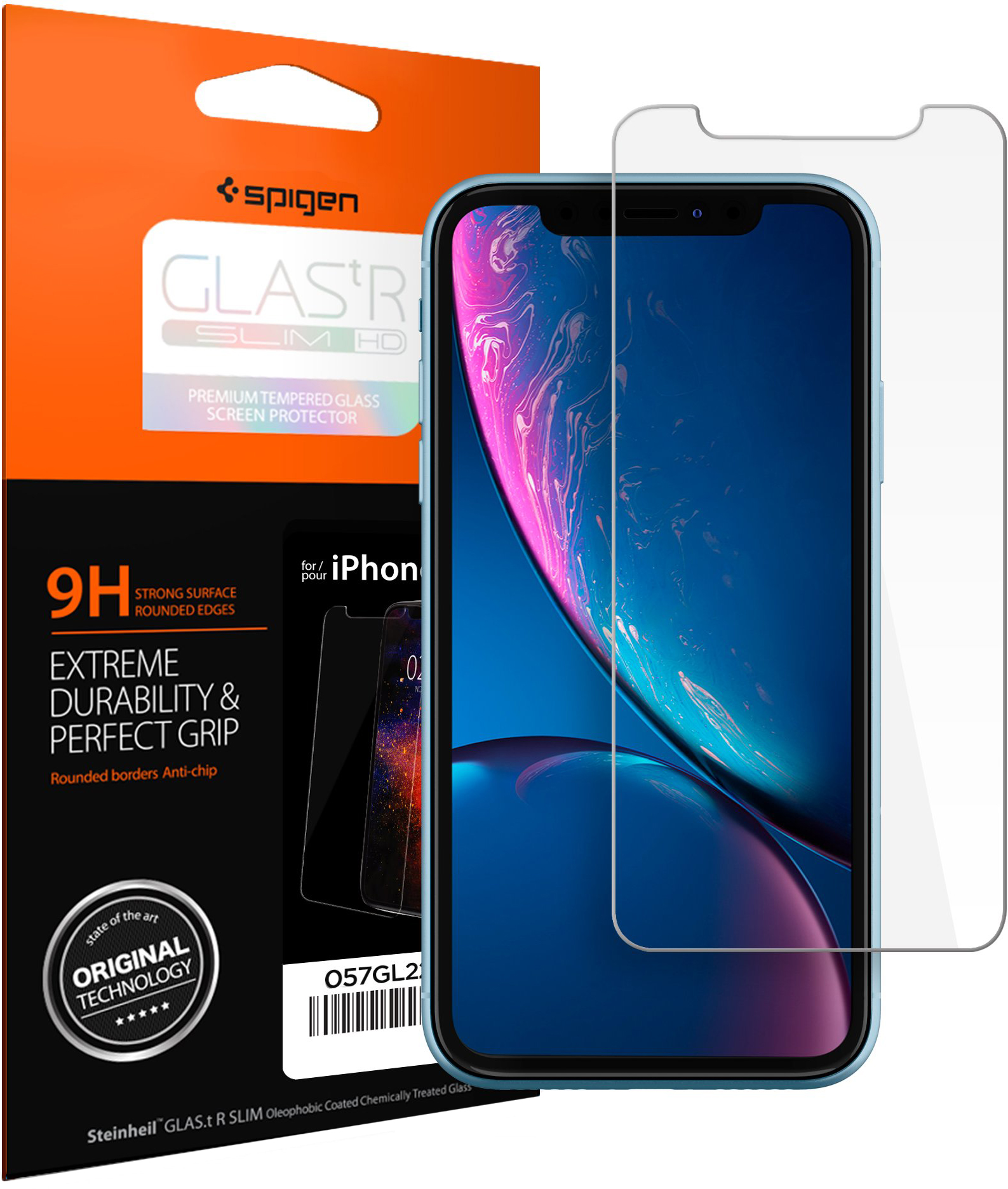 

Защитное стекло Spigen для Apple iPhone Xr