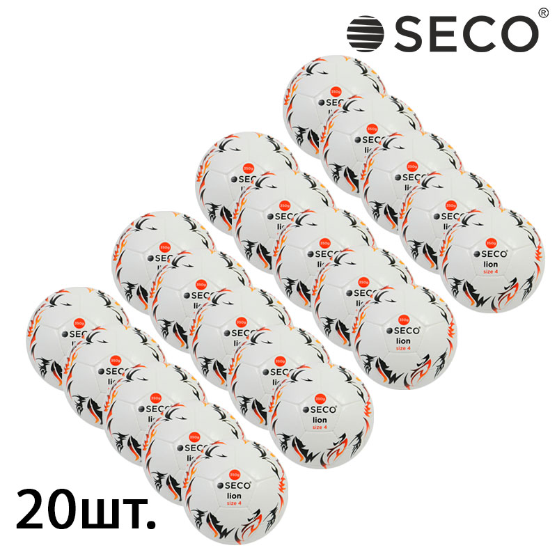 

Футбольные мячи оптом SECO Lion Размер: 4 20 штук