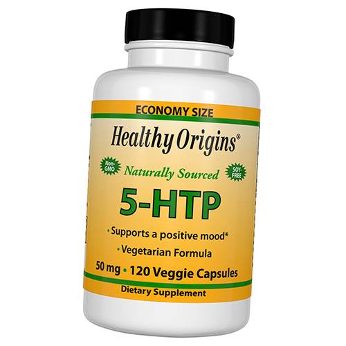 

5 Гидрокситриптофан, 5-HTP 50, Healthy Origins 120вегкапс (72354003)